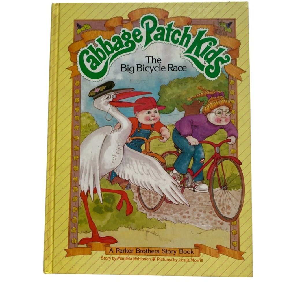 "Cabbage Patch Kids: The Big Bicycle Race" Childrens Picture Book-GUC